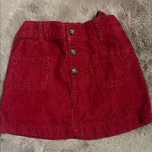 Carter's Red Corduroy Skirt
